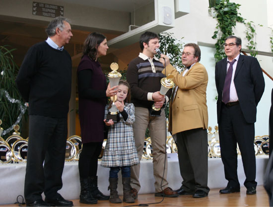 Remise des troph&eacute;s